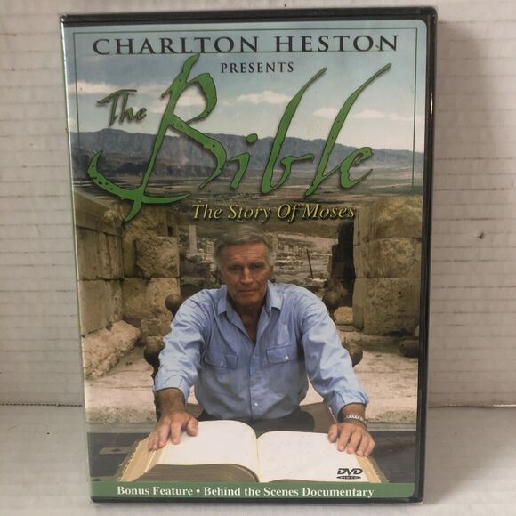 Charlton Heston the Bible the Story of M DVD - Picture 1 of 2
